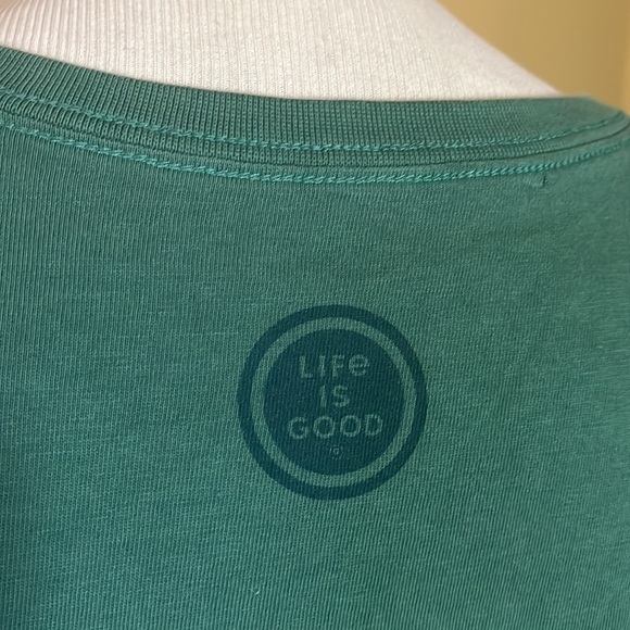 LIFE IS GOOD Size XXL Longsleeve Crusher "Dont Stop Believin'" 100% Cotton NEW - Picture 8 of 12